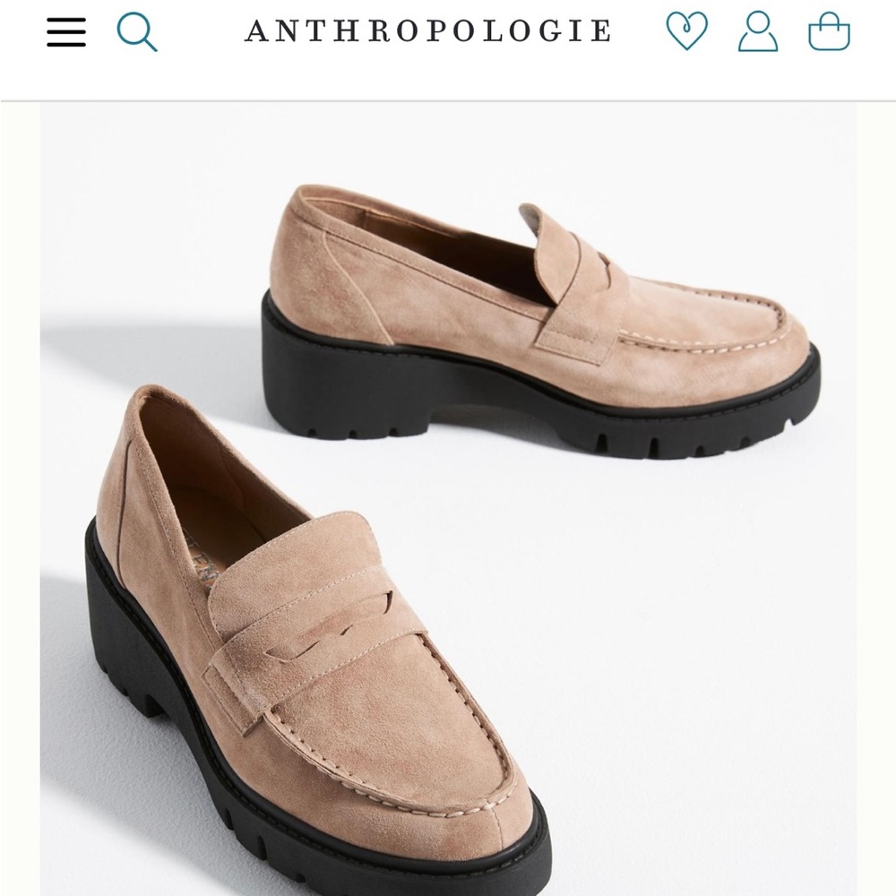 Silent D Xain Loafers Taupe Suede size EU37 US6.5
